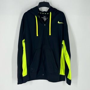 Nike Therma Fit zippered hoodie. Fleece lined. Size Xl. Gently used.